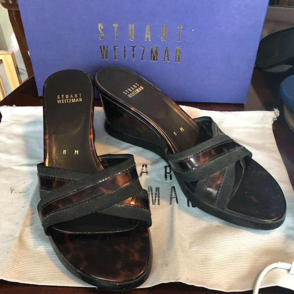 Stuart Weitzman wedge slide